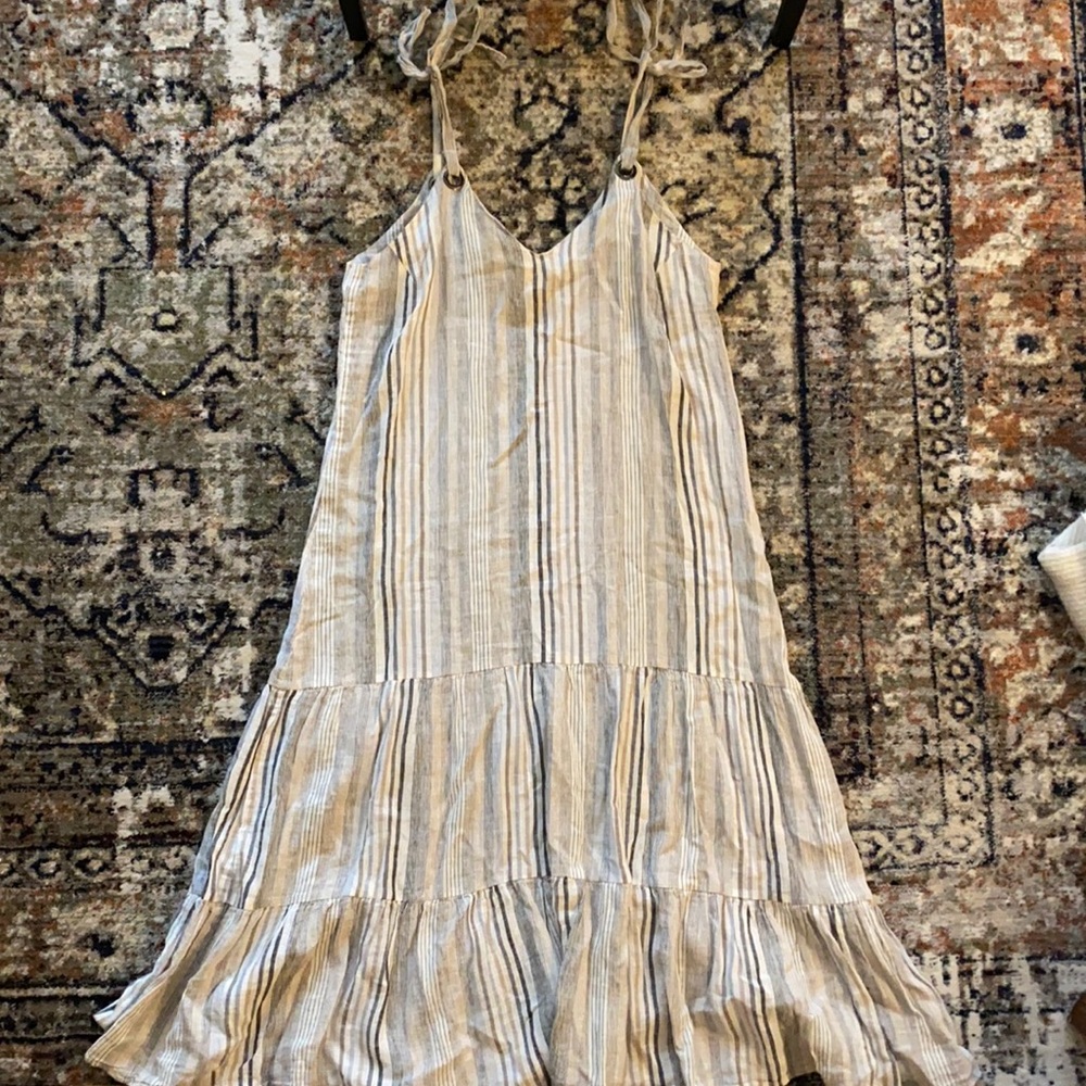 Linen Tie Dress